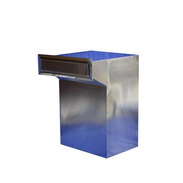 ZINK Indbygningspostkasse - Komplet - til mur eller mur-sjle