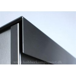 Designpostkasse Keilbach - Kraftigt rustfritstl.