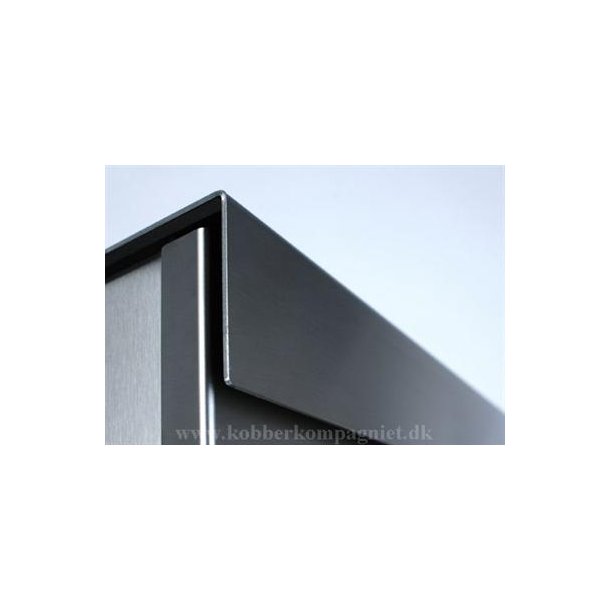 Designpostkasse Keilbach - Kraftigt rustfritstl.