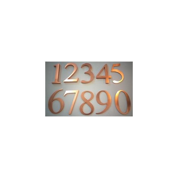 Kobber Husnummer 0 1 2 3 4 5 6 7 8 9 A B C