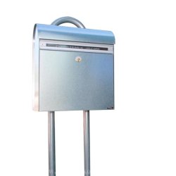 Postkasse HVID - brevindkast i aluminium : ALLUX KS200H