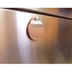 Lseblik i MESSING - skjuler og beskytter lsen mod vand og sand.