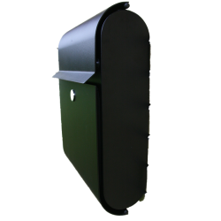 Liber 18B ( Lampas ) postkasse  - SORT - RAL 9005 KUN 1 stk