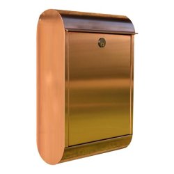 Lux kobber postkasse - 2. Sortering - Kun 1 stk.