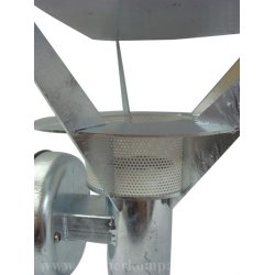 MACON G2 udendrs vglampe - Galvaniseret.