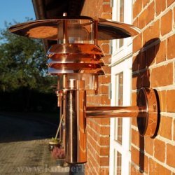 Kobber udend�rslampe - MIKE