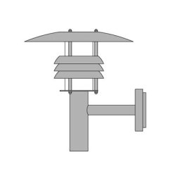Vglampe Galvaniseret - MIKE