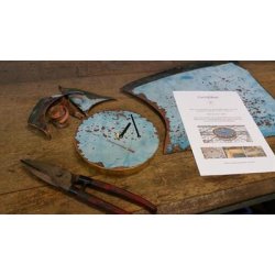 Art - Deco : Special lavet kobber ur