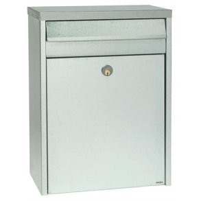 MEFA Piano postkasse i GALVANISERET st�l - med 6-stifts l�s