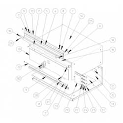 Allux postkasseanlg 3 enheder lodret - PC2 - SORT - u. ls